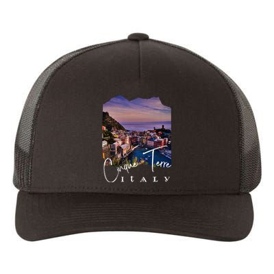 Cinque Terre At Night Cinque Terre Souvenir Yupoong Adult 5-Panel Trucker Hat