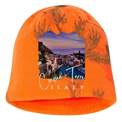 Cinque Terre At Night Cinque Terre Souvenir Kati - Camo Knit Beanie