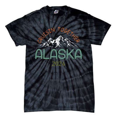 Cruisin Together Alaska 2024 Family Cruise Tie-Dye T-Shirt