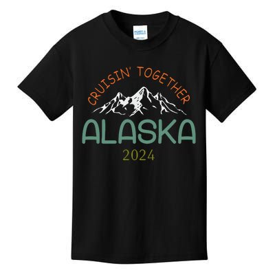 Cruisin Together Alaska 2024 Family Cruise Kids T-Shirt