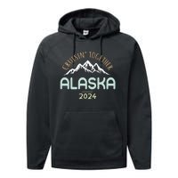 Cruising Together Alaska 2024 Family Trip Family Matching Performance Fleece Hoodie