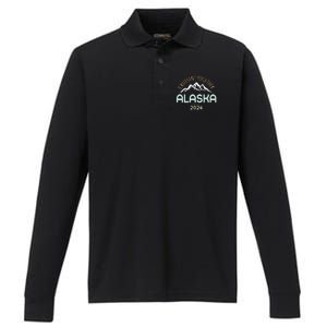 Cruising Together Alaska 2024 Family Trip Family Matching Performance Long Sleeve Polo