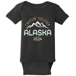 Cruising Together Alaska 2024 Family Trip Family Matching Baby Bodysuit