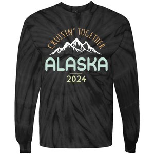 Cruising Together Alaska 2024 Family Trip Family Matching Tie-Dye Long Sleeve Shirt