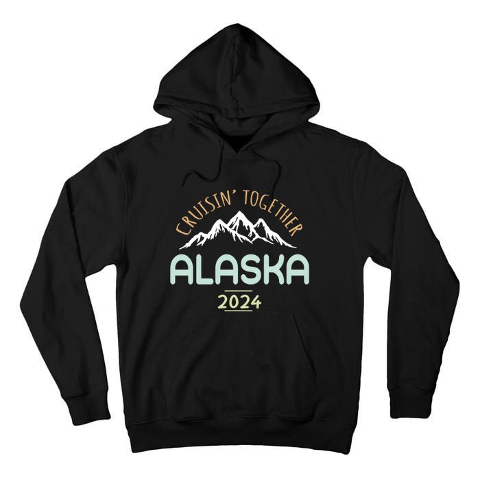 Cruising Together Alaska 2024 Family Trip Family Matching Tall Hoodie