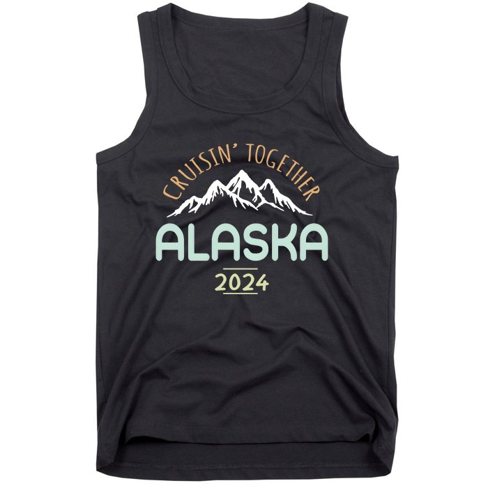 Cruising Together Alaska 2024 Family Trip Family Matching Tank Top