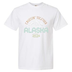 Cruising Together Alaska 2024 Family Trip Family Matching Garment-Dyed Heavyweight T-Shirt