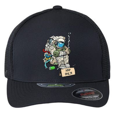 Cryptocurrency Talk - Astronaut Hodler Begging For XRP Flexfit Unipanel Trucker Cap