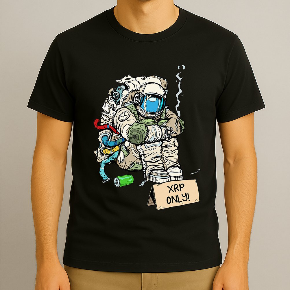 Cryptocurrency Talk - Astronaut Hodler Begging For XRP T-Shirt