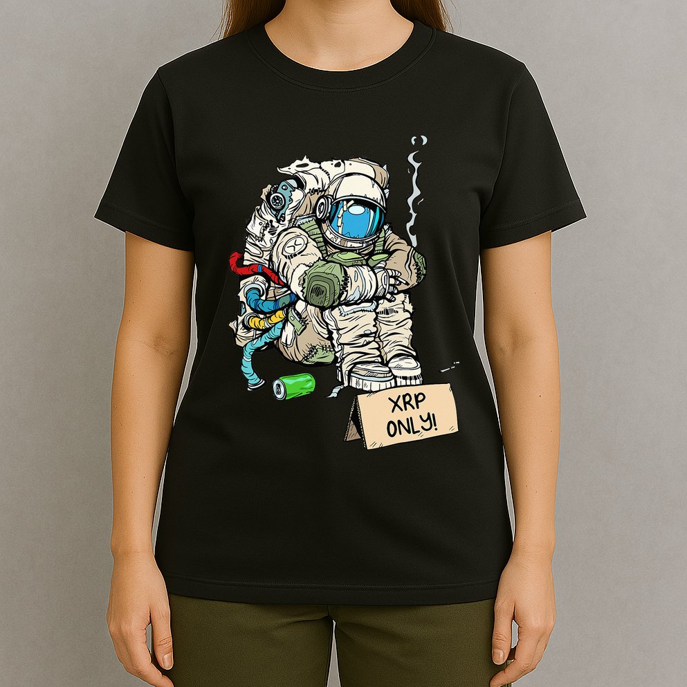 Cryptocurrency Talk - Astronaut Hodler Begging For XRP T-Shirt