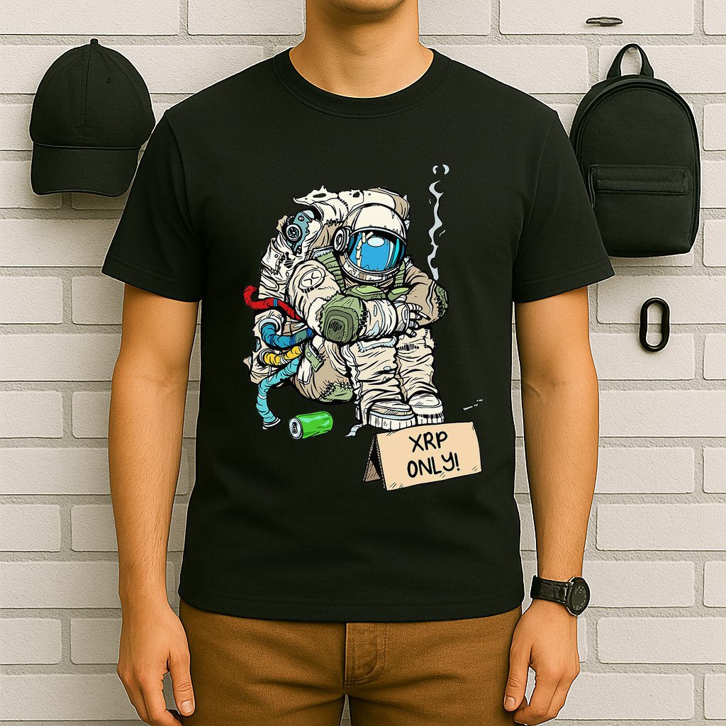 Cryptocurrency Talk - Astronaut Hodler Begging For XRP T-Shirt