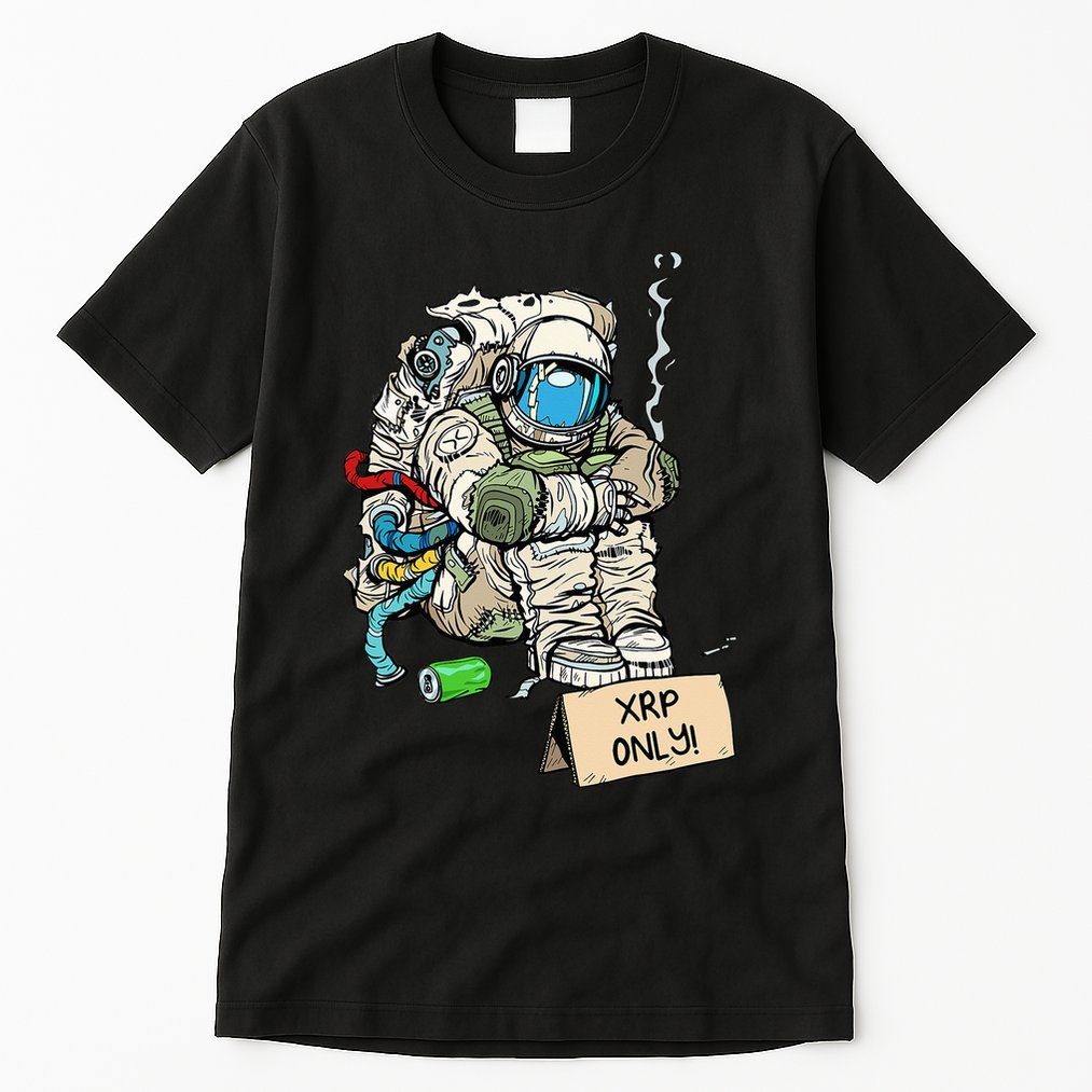 Cryptocurrency Talk - Astronaut Hodler Begging For XRP Tall T-Shirt
