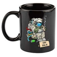 Cryptocurrency Talk - Astronaut Hodler Begging For XRP 11oz C Handle Ceramic Mug