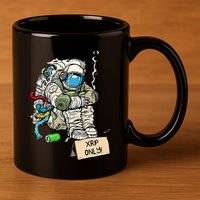 Cryptocurrency Talk - Astronaut Hodler Begging For XRP 11oz C Handle Ceramic Mug