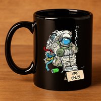 Cryptocurrency Talk - Astronaut Hodler Begging For XRP 11oz C Handle Ceramic Mug
