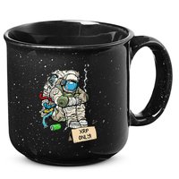 Cryptocurrency Talk - Astronaut Hodler Begging For XRP 15oz Campfire Ceramic Mug