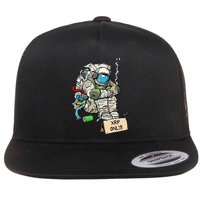 Cryptocurrency Talk - Astronaut Hodler Begging For XRP Flat Bill Trucker Hat