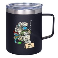 Cryptocurrency Talk - Astronaut Hodler Begging For XRP 12oz Stainless Steel Coffee Mug