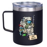 Cryptocurrency Talk - Astronaut Hodler Begging For XRP 12oz Stainless Steel Coffee Mug