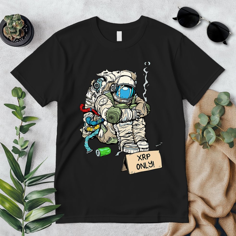 Cryptocurrency Talk - Astronaut Hodler Begging For XRP Premium T-Shirt