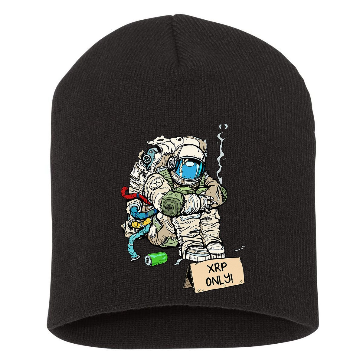 Cryptocurrency Talk - Astronaut Hodler Begging For XRP Short Acrylic Beanie
