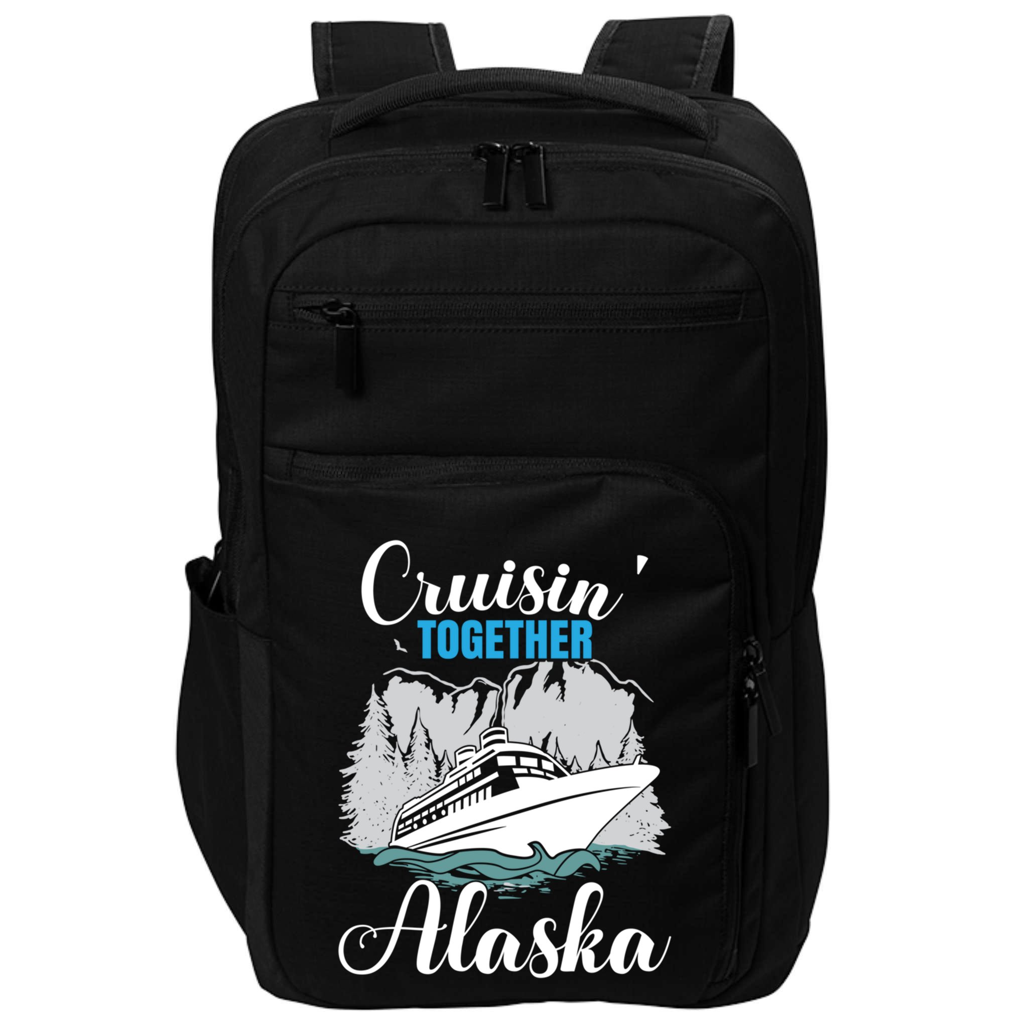 Cruisin' Together Alaska Alaskan Wilderness Gift Impact Tech Backpack