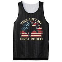 Cowboy This Aint My First Rodeo Wo Horse Riding Mesh Reversible Basketball Jersey Tank