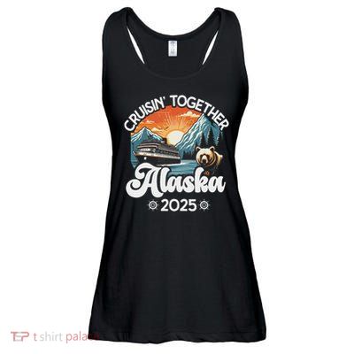 Cruisin Together Alaska 2025 Family Friend Alaska Cruise Ladies Essential Flowy Tank