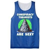 Conspiracy Theorists Are Sexy Tinfoil Hat Truth Seeking Gift Mesh Reversible Basketball Jersey Tank