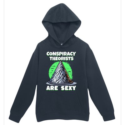 Conspiracy Theorists Are Sexy Tinfoil Hat Truth Seeking Gift Urban Pullover Hoodie