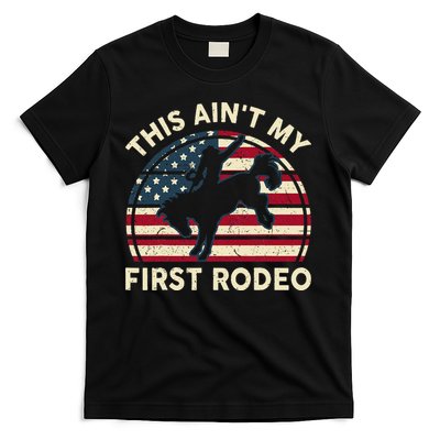 Cowboy This Aint My First Rodeo Western Horse Riding T-Shirt