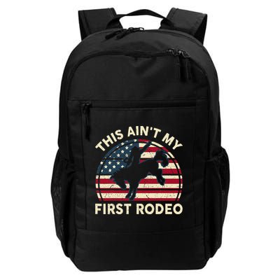 Cowboy This Aint My First Rodeo Western Horse Riding Backpack