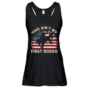 Cowboy This Aint My First Rodeo Western Horse Riding Ladies Essential Flowy Tank