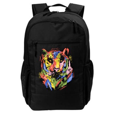 Colorful Tiger Animal Art Backpack