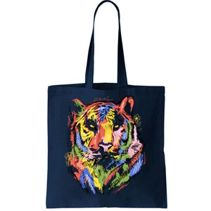 Colorful Tiger Animal Art Tote Bag