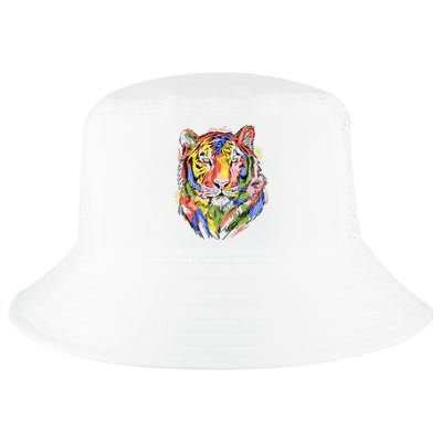 Colorful Tiger Animal Art Cool Comfort Performance Bucket Hat