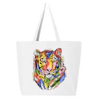 Colorful Tiger Animal Art 25L Jumbo Tote