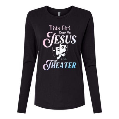 Cute Theatre Art For  Acting Musical Lover Womens Cotton Relaxed Long Sleeve T-Shirt