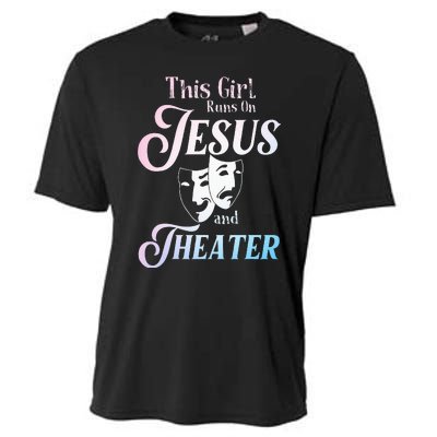 Cute Theatre Art For  Acting Musical Lover Cooling Performance Crew T-Shirt