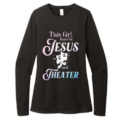 Cute Theatre Art For  Acting Musical Lover Womens CVC Long Sleeve Shirt