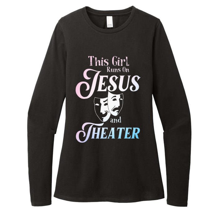 Cute Theatre Art For  Acting Musical Lover Womens CVC Long Sleeve Shirt