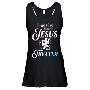 Cute Theatre Art For  Acting Musical Lover Ladies Essential Flowy Tank