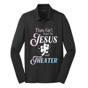 Cute Theatre Art For  Acting Musical Lover Silk Touch Performance Long Sleeve Polo