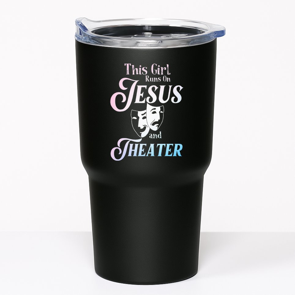 Cute Theatre Art For  Acting Musical Lover Tumbler