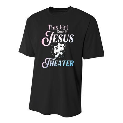 Cute Theatre Art For  Acting Musical Lover Youth Performance Sprint T-Shirt