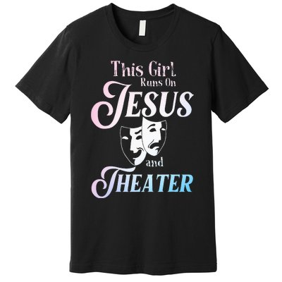 Cute Theatre Art For  Acting Musical Lover Premium T-Shirt