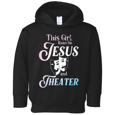 Cute Theatre Art For  Acting Musical Lover Toddler Hoodie