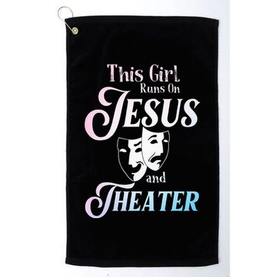 Cute Theatre Art For  Acting Musical Lover Golf Towel