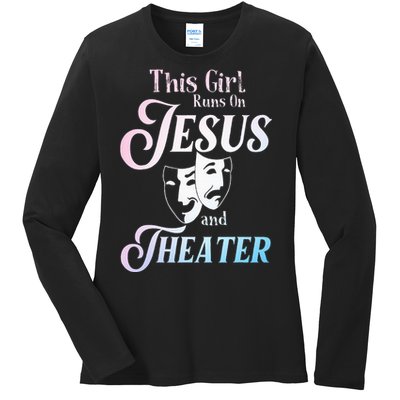 Cute Theatre Art For  Acting Musical Lover Ladies Long Sleeve Shirt