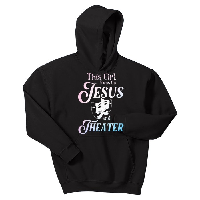 Cute Theatre Art For  Acting Musical Lover Kids Hoodie